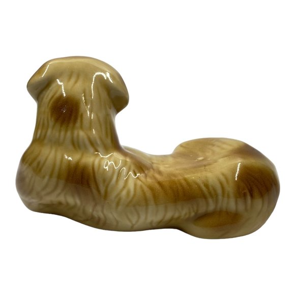 Vintage Porcelain Golden Retriever Dog Figurine Circa 1960s - Picture 3 of 5